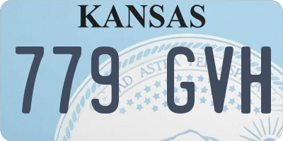 KS license plate 779GVH