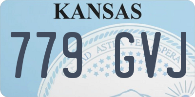KS license plate 779GVJ