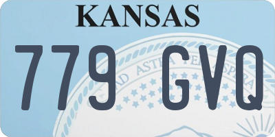 KS license plate 779GVQ