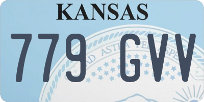 KS license plate 779GVV