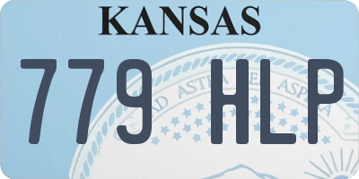 KS license plate 779HLP