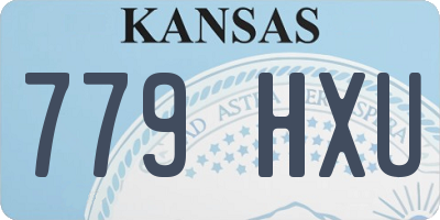 KS license plate 779HXU
