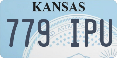 KS license plate 779IPU