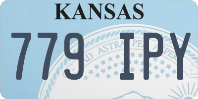 KS license plate 779IPY