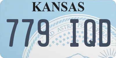 KS license plate 779IQD