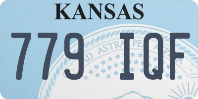 KS license plate 779IQF