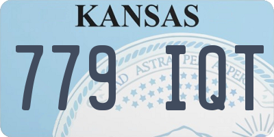 KS license plate 779IQT