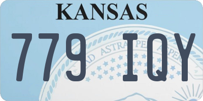 KS license plate 779IQY