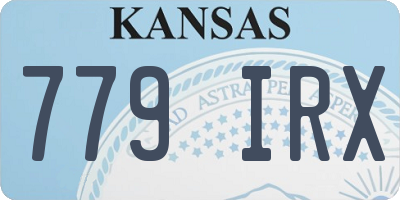 KS license plate 779IRX