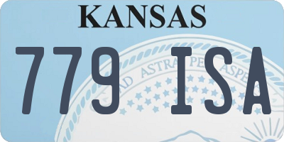 KS license plate 779ISA