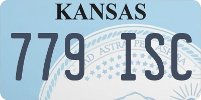 KS license plate 779ISC
