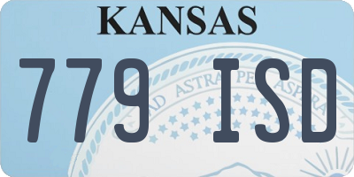 KS license plate 779ISD