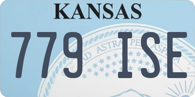 KS license plate 779ISE