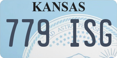 KS license plate 779ISG