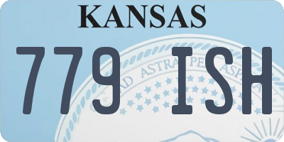 KS license plate 779ISH