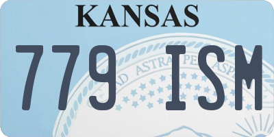 KS license plate 779ISM