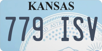 KS license plate 779ISV