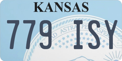KS license plate 779ISY