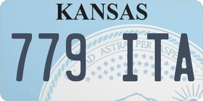 KS license plate 779ITA