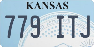 KS license plate 779ITJ