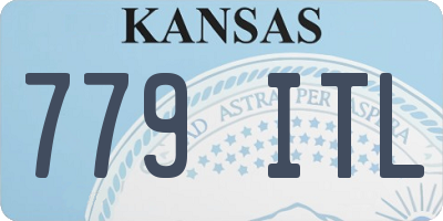 KS license plate 779ITL