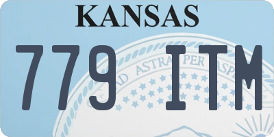 KS license plate 779ITM