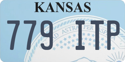 KS license plate 779ITP