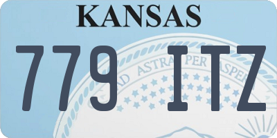 KS license plate 779ITZ