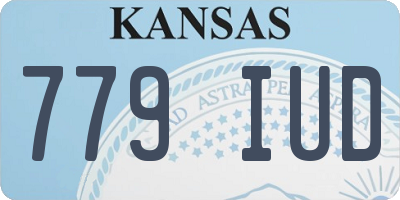 KS license plate 779IUD