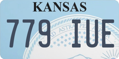KS license plate 779IUE