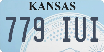 KS license plate 779IUI