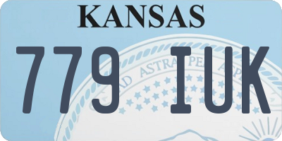KS license plate 779IUK