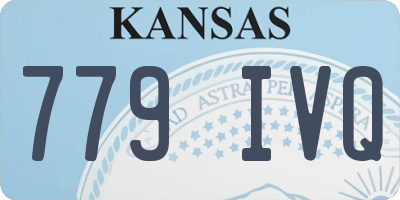 KS license plate 779IVQ
