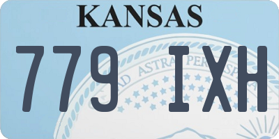 KS license plate 779IXH