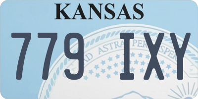 KS license plate 779IXY