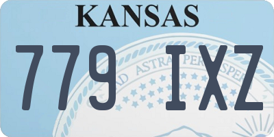 KS license plate 779IXZ
