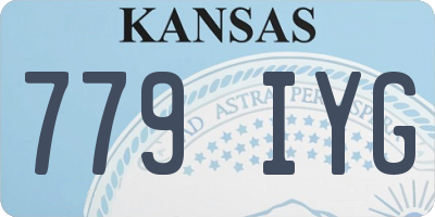 KS license plate 779IYG