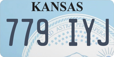 KS license plate 779IYJ