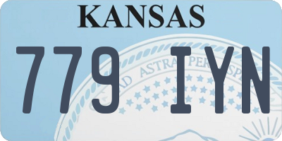 KS license plate 779IYN