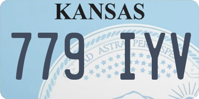 KS license plate 779IYV
