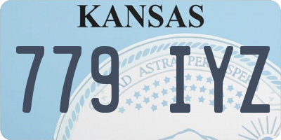 KS license plate 779IYZ