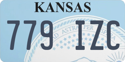 KS license plate 779IZC