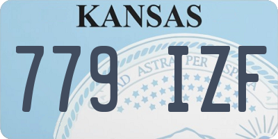 KS license plate 779IZF
