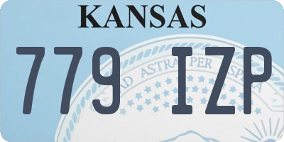 KS license plate 779IZP