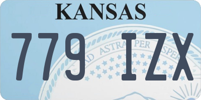 KS license plate 779IZX