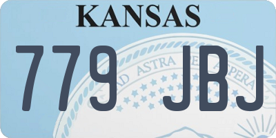 KS license plate 779JBJ