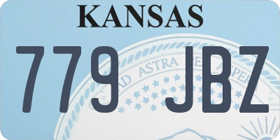 KS license plate 779JBZ