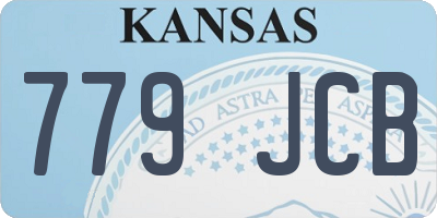 KS license plate 779JCB