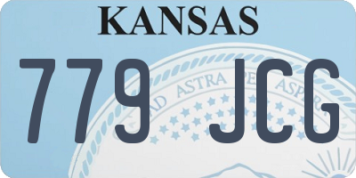 KS license plate 779JCG