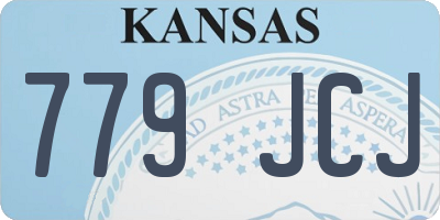 KS license plate 779JCJ